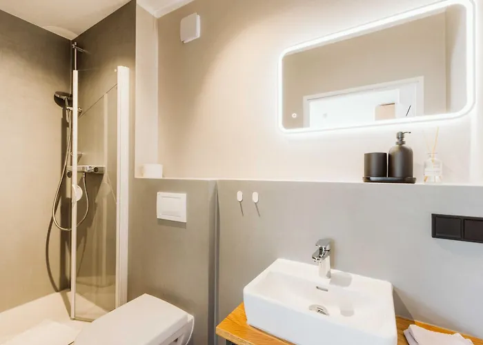 Moderne Tiny Am Weingut דירה *